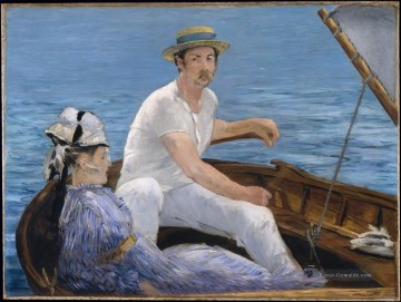  Impressionismus Malerei - Boating Realismus Impressionismus Edouard Manet